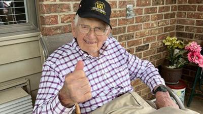 Kansas WWII veteran hospitalized after trip to Normandy is back at home